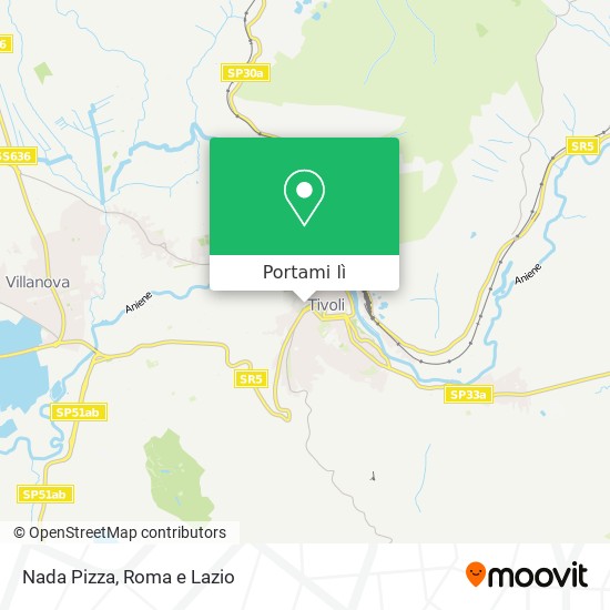 Mappa Nada Pizza
