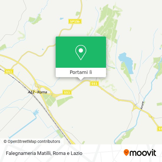 Mappa Falegnameria Matilli