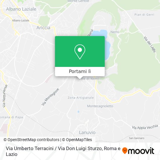 Mappa Via Umberto Terracini / Via Don Luigi Sturzo