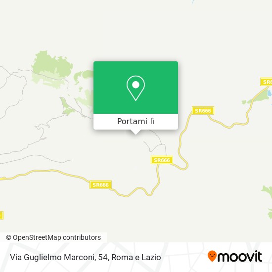 Mappa Via Guglielmo Marconi, 54