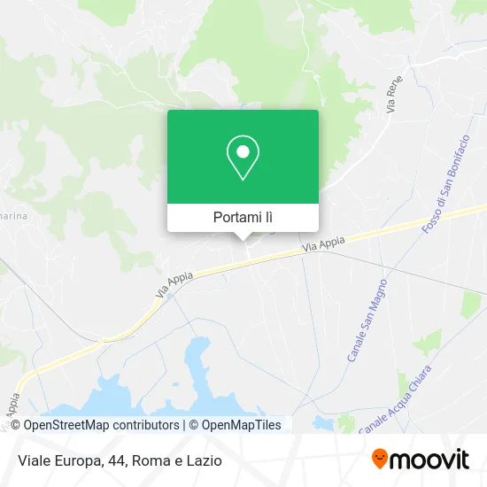 Mappa Viale Europa, 44