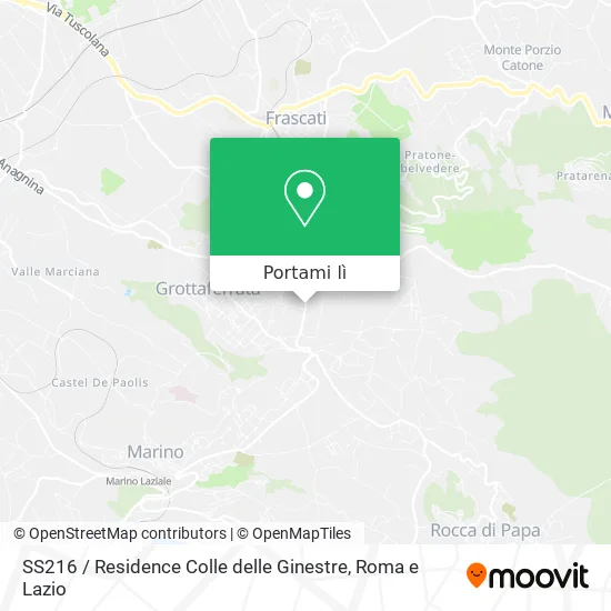 Mappa SS216 / Residence Colle delle Ginestre