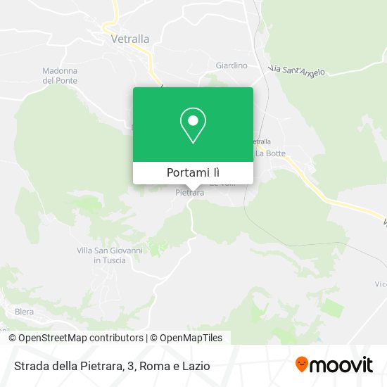Mappa Strada della Pietrara, 3