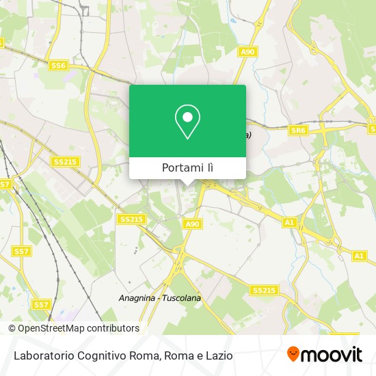 Mappa Laboratorio Cognitivo Roma