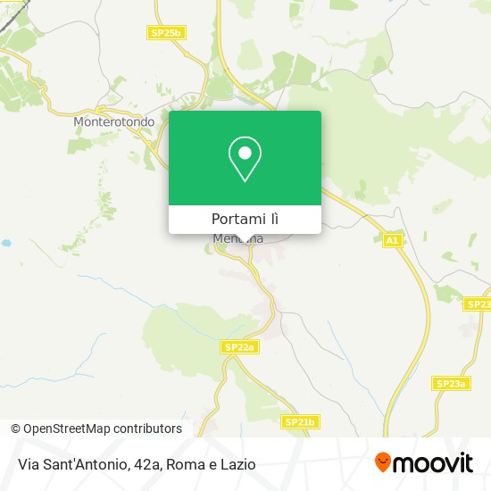 Mappa Via Sant'Antonio, 42a