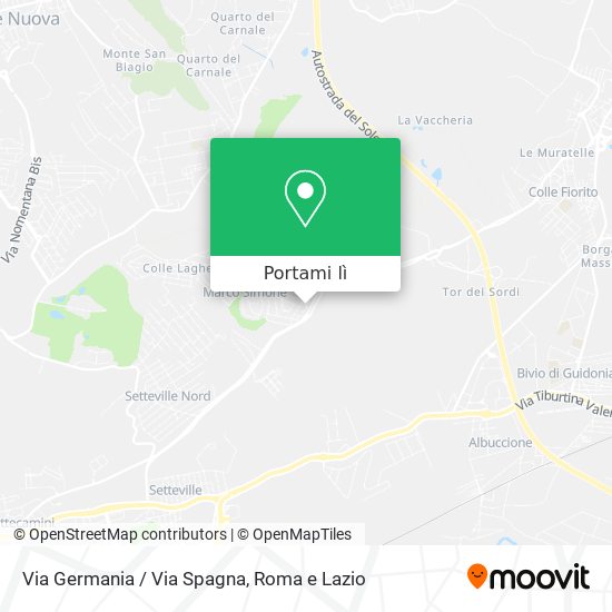 Mappa Via Germania / Via Spagna