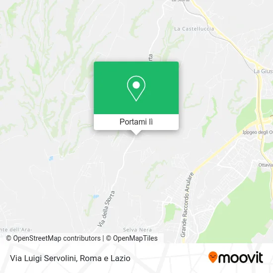 Mappa Via Luigi Servolini