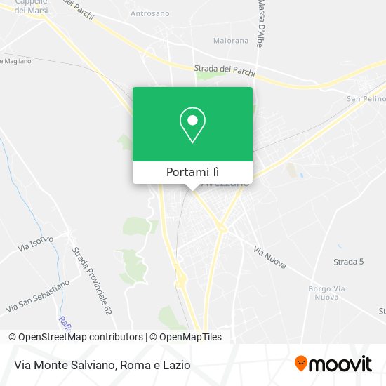 Mappa Via Monte Salviano