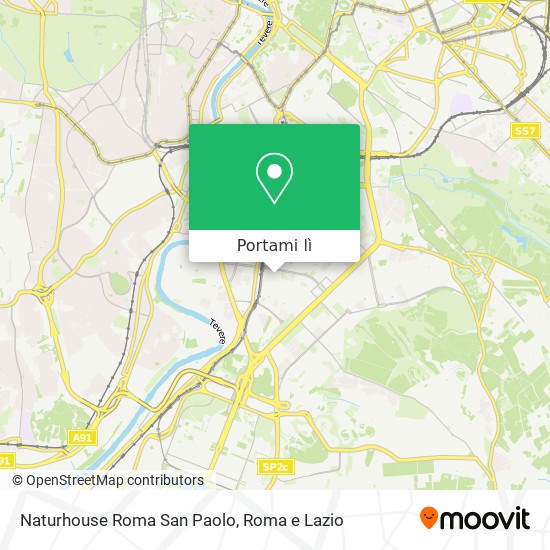 Mappa Naturhouse Roma San Paolo