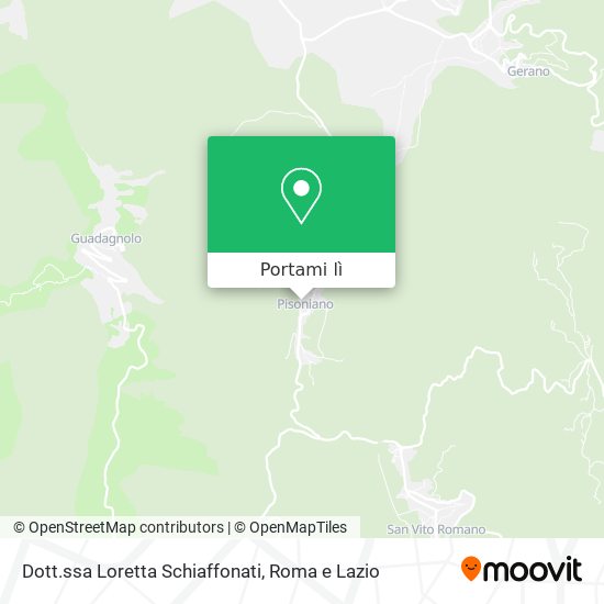 Mappa Dott.ssa Loretta Schiaffonati