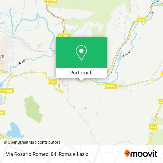 Mappa Via Rosario Romeo, 84