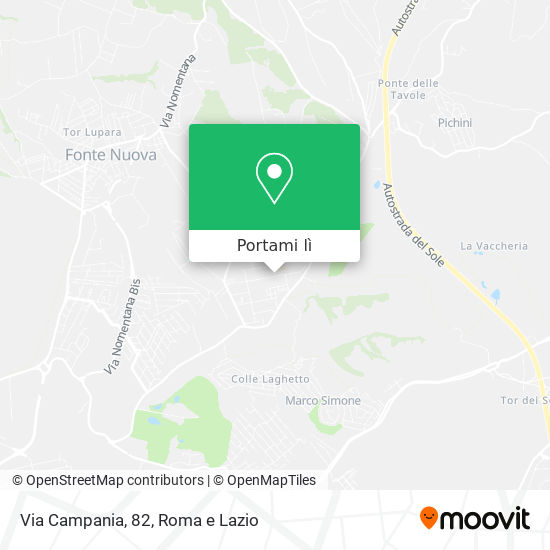 Mappa Via Campania, 82