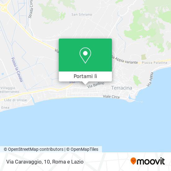 Mappa Via Caravaggio, 10