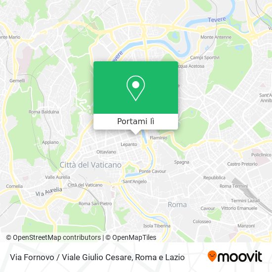 Mappa Via Fornovo / Viale Giulio Cesare