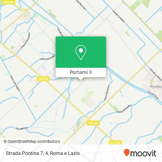 Mappa Strada Pontina 7, 4