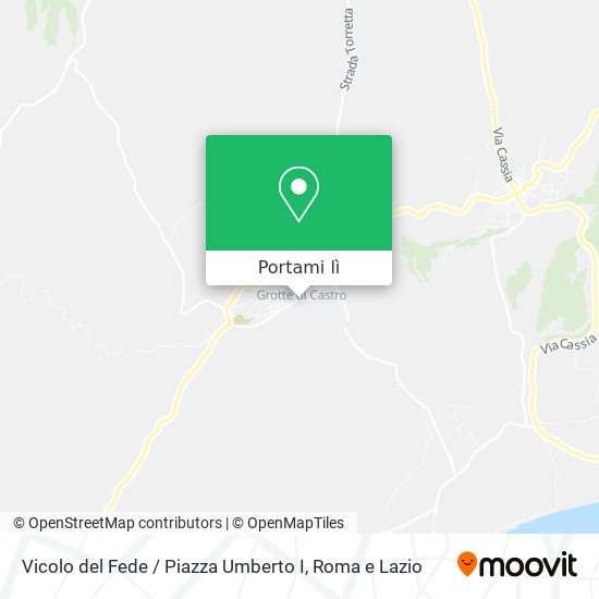 Mappa Vicolo del Fede / Piazza Umberto I