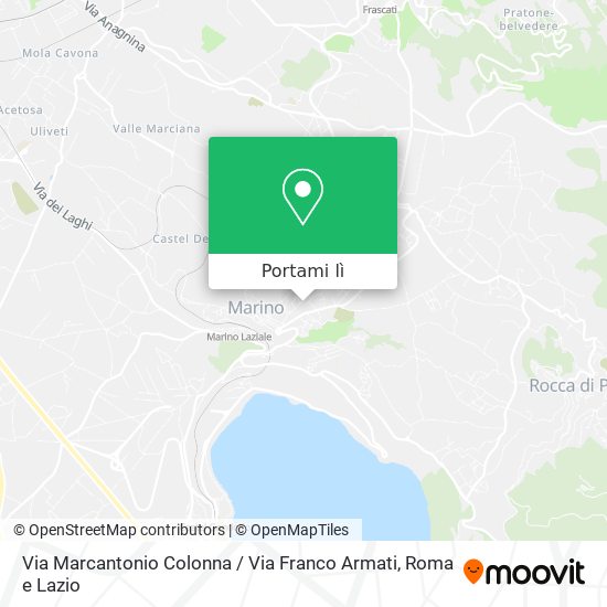 Mappa Via Marcantonio Colonna / Via Franco Armati
