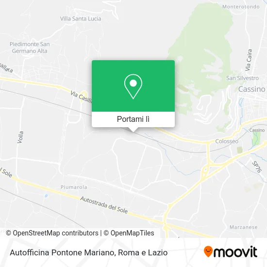 Mappa Autofficina Pontone Mariano
