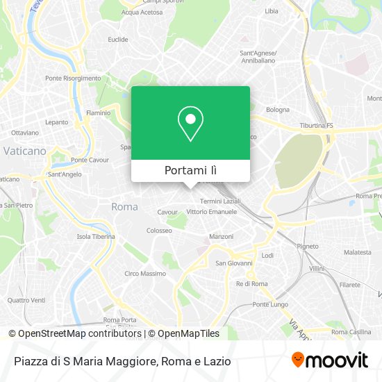 Mappa Piazza di S  Maria Maggiore