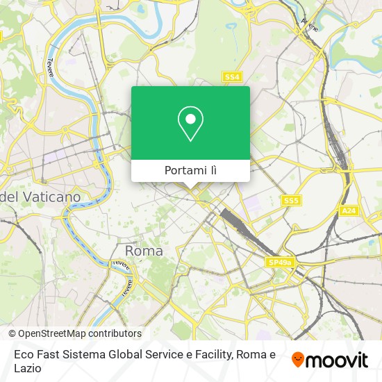 Mappa Eco Fast Sistema Global Service e Facility