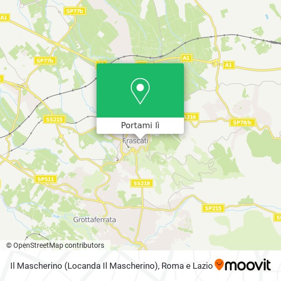 Mappa Il Mascherino (Locanda Il Mascherino)