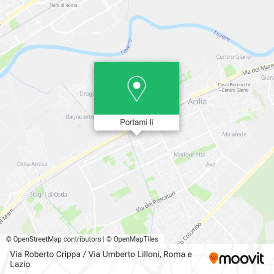 Mappa Via Roberto Crippa / Via Umberto Lilloni