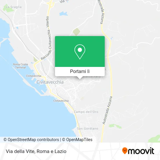 Mappa Via della Vite