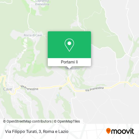 Mappa Via Filippo Turati, 3