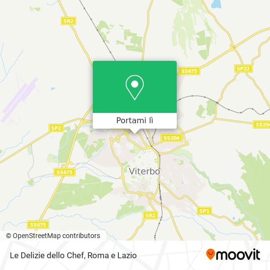 Mappa Le Delizie dello Chef