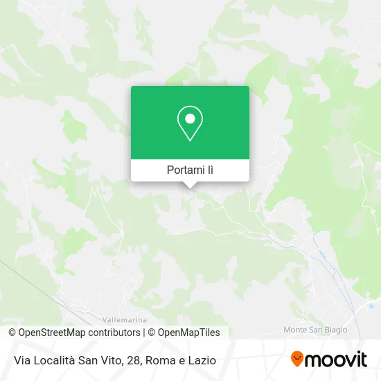 Mappa Via Località San Vito, 28