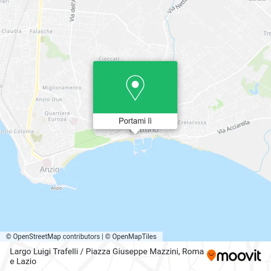 Mappa Largo Luigi Trafelli / Piazza Giuseppe Mazzini