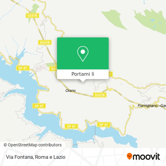 Mappa Via Fontana
