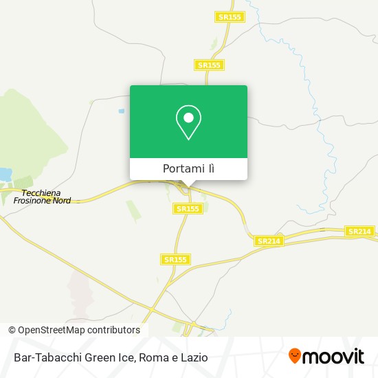 Mappa Bar-Tabacchi Green Ice