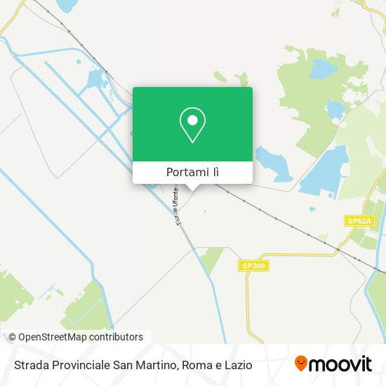 Mappa Strada Provinciale San Martino