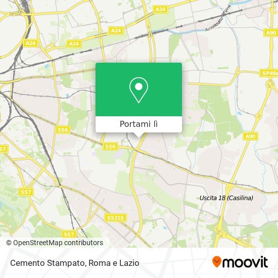 Mappa Cemento Stampato