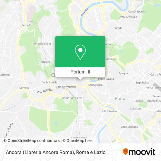 Mappa Ancora (Libreria Ancora Roma)