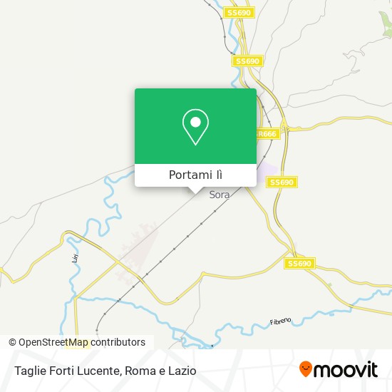 Mappa Taglie Forti Lucente