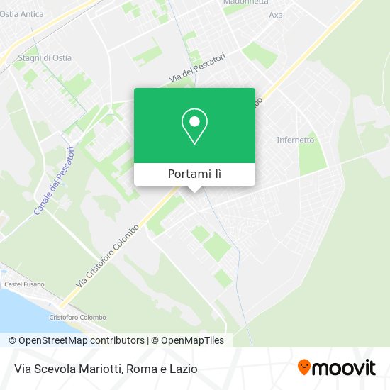 Mappa Via Scevola Mariotti