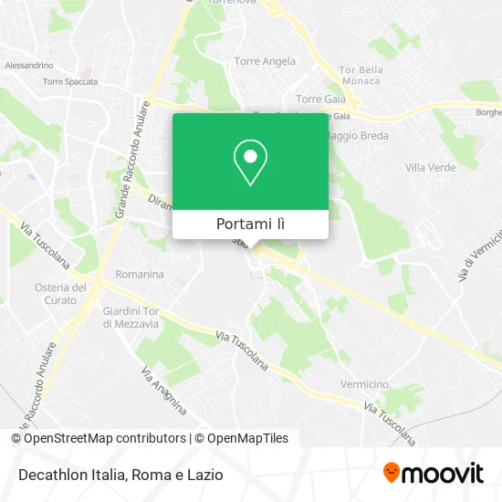 Mappa Decathlon Italia