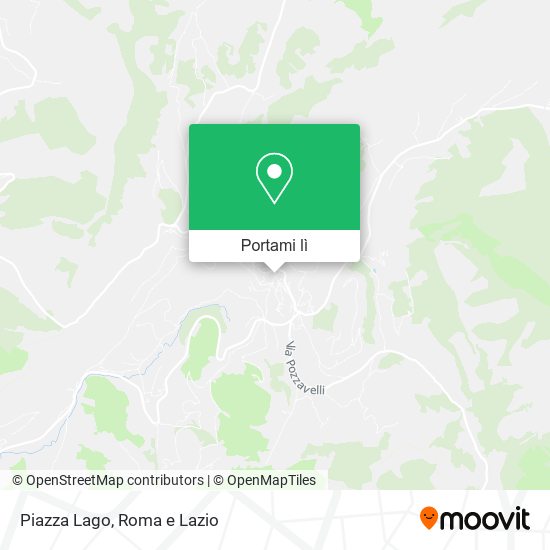 Mappa Piazza Lago