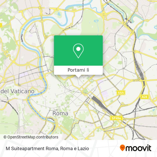 Mappa M Suiteapartment Roma