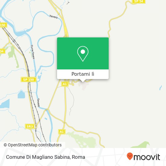 Mappa Comune Di Magliano Sabina