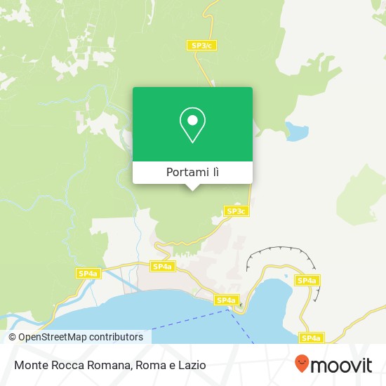 Mappa Monte Rocca Romana