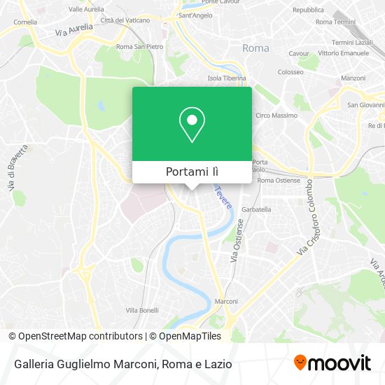 Mappa Galleria Guglielmo Marconi