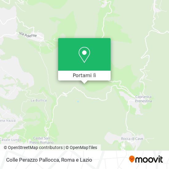 Mappa Colle Perazzo Pallocca
