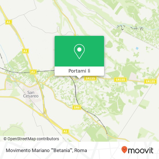 Mappa Movimento Mariano ""Betania""