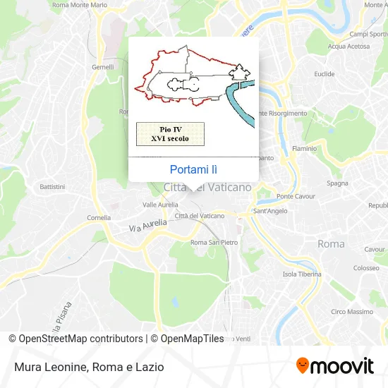 Mappa Mura Leonine