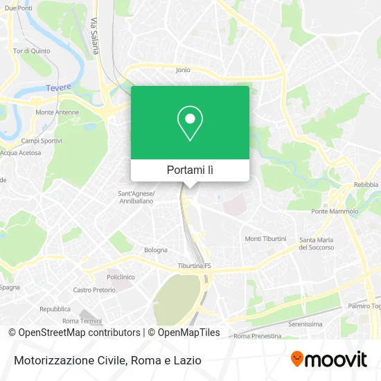 Mappa Motorizzazione Civile