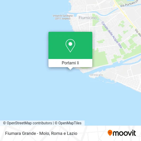 Mappa Fiumara Grande - Molo