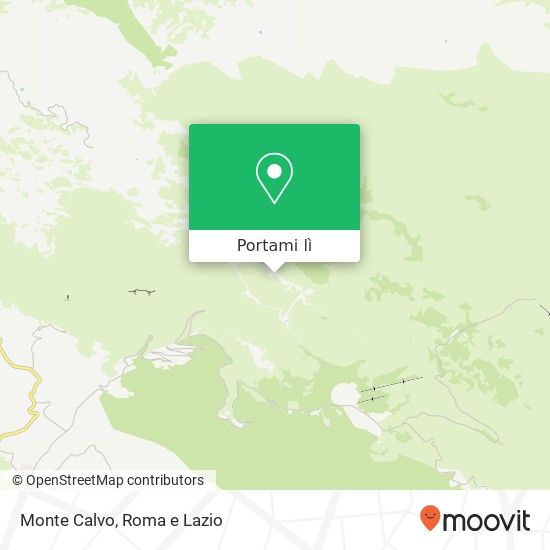 Mappa Monte Calvo